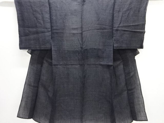 JAPANESE KIMONO / ANTIQUE MENS KIMONO / NOTO JOFU
